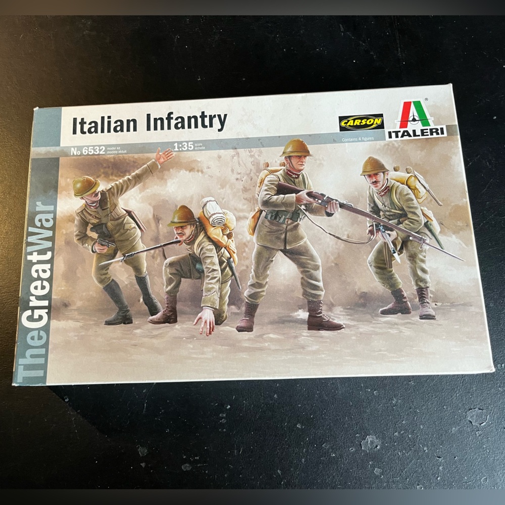🇮🇹 Italeri “Italian Infantry – The Great War” 1:35 Scale Model Kit (No. 6532)